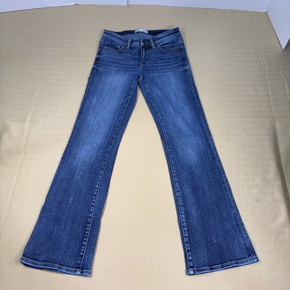 BKE Stella Boot Cut Stretch Distressed Denim Jeans Size 25x31.5